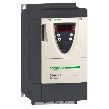 Picture of Variable speed drive, ATV71, 3kW, 4HP, 380 to 480V, 54.5dB, EMC filter, without graphic terminal, CANopen, Modbus