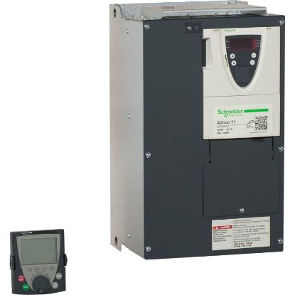 Picture of variable speed drive ATV71 - 22kW-30HP - 240V - w/o EMC filter-graphic terminal