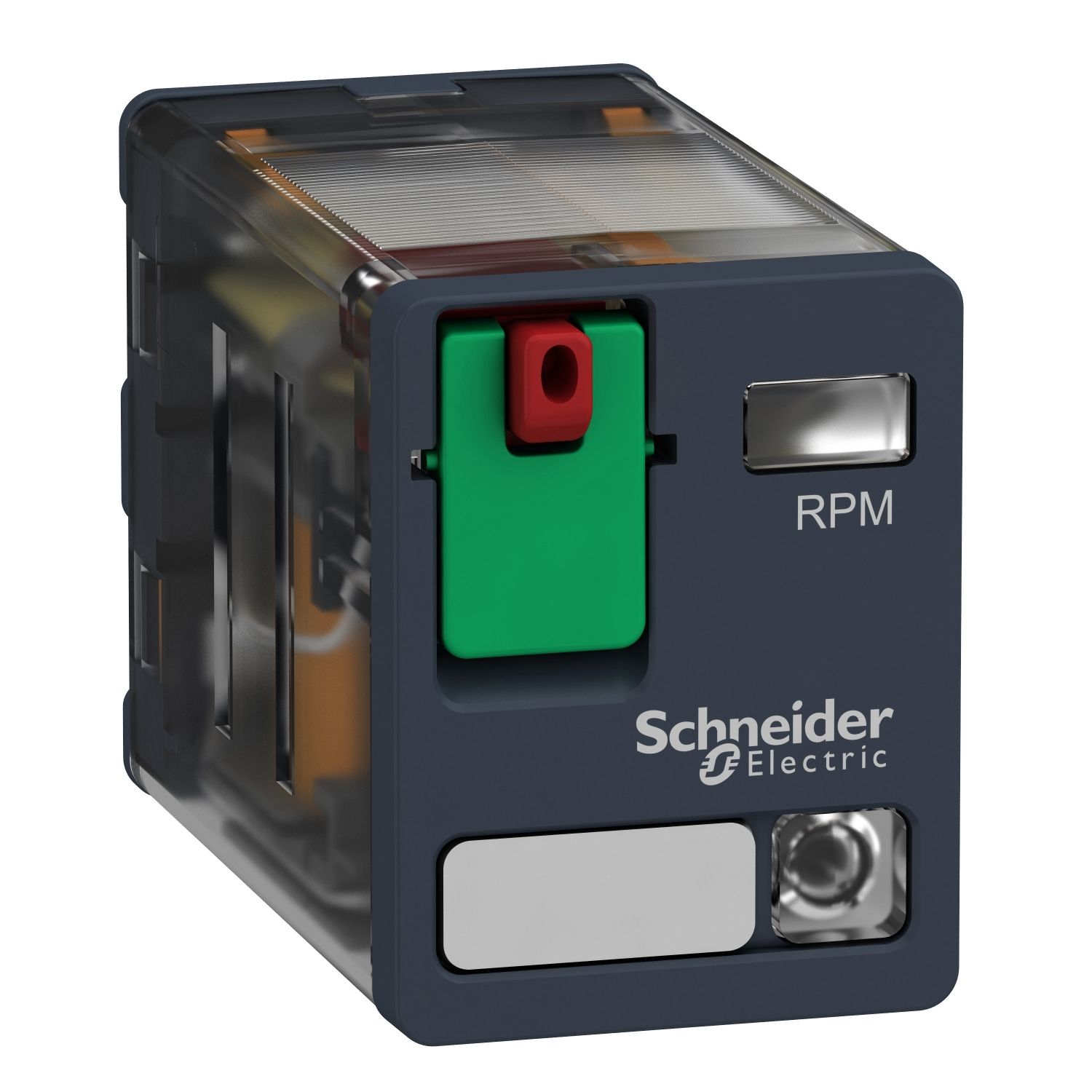 Picture of Harmony RPM, power plugin relay, 2 C/O, 120 VAC, 15 A, with LED