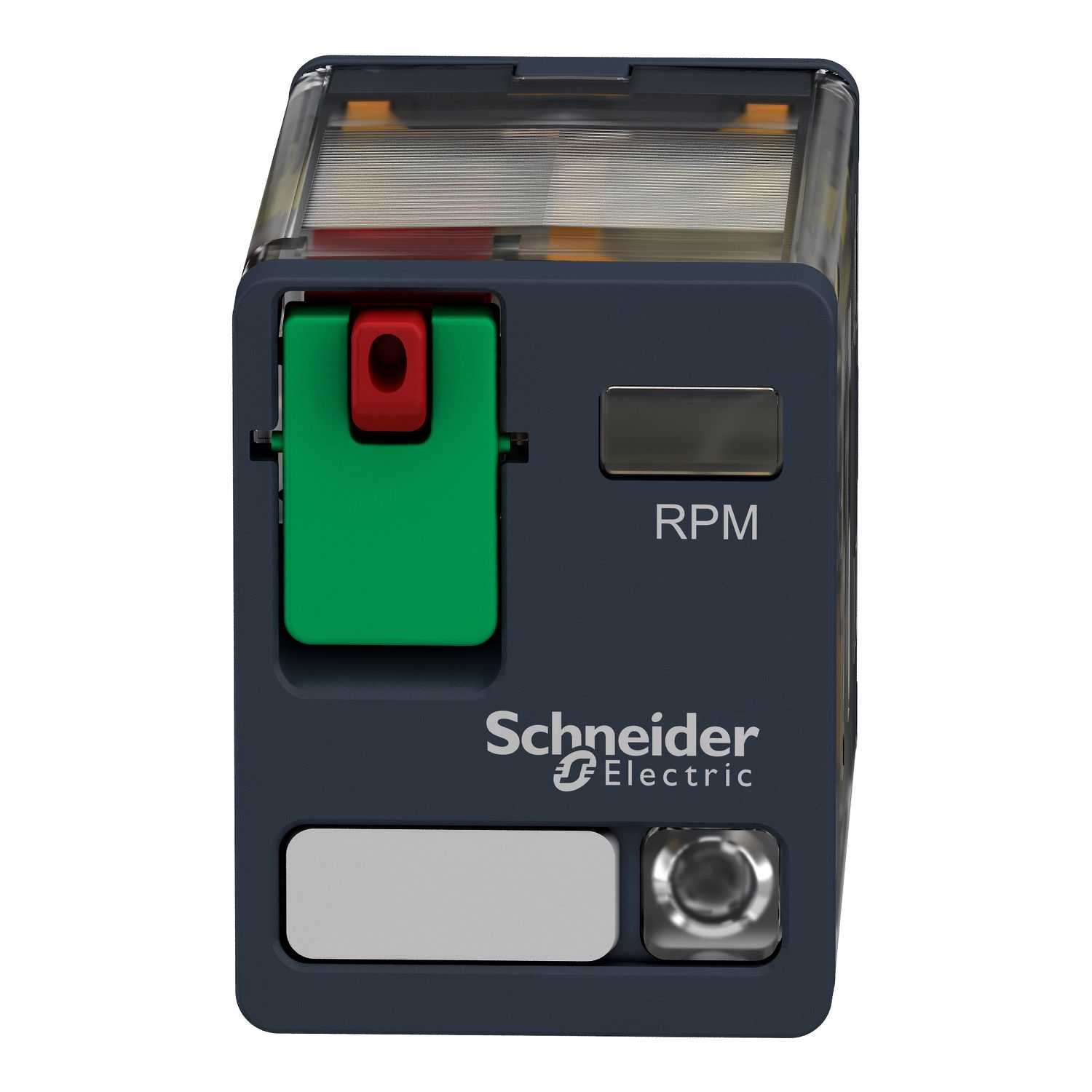 Picture of Harmony RPM, power plugin relay, 2 C/O, 120 VAC, 15 A, with LED