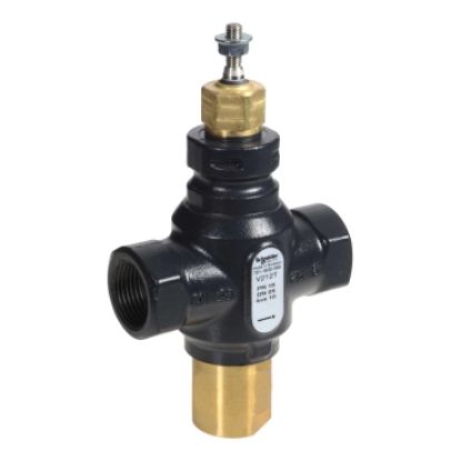 Picture of Venta V212T Globe Valve, 2-Way, PN16, Rp 2 Internal thread, Balanced Plug, DN50, 38 Kvs, Nodular Iron, Brass Plug.