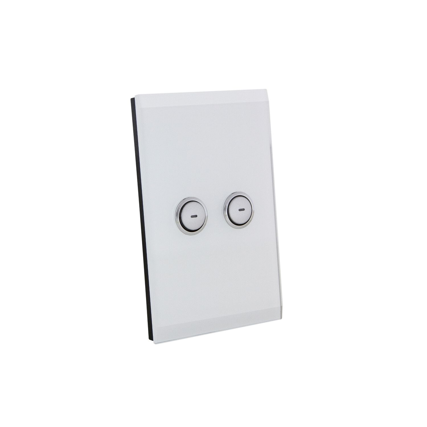 Picture of SpaceLogic Wall Plate, C-Bus, Saturn, A-Series, Key Input unit, 2 keys