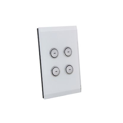 Picture of SpaceLogic Wall Plate, C-Bus, Saturn, A-Series, Key Input unit, 4 keys