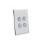Picture of SpaceLogic Wall Plate, C-Bus, Saturn, A-Series, Key Input unit, 4 keys