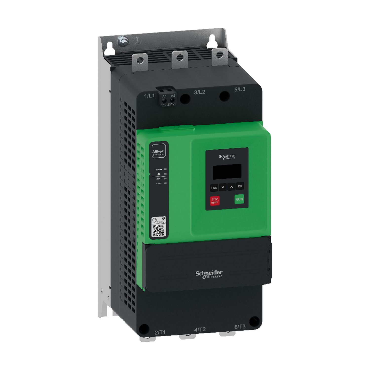 Picture of Soft starter, Altivar Soft Starter ATS430, 170A, 208 to 600V AC, control supply 110 to 230V AC