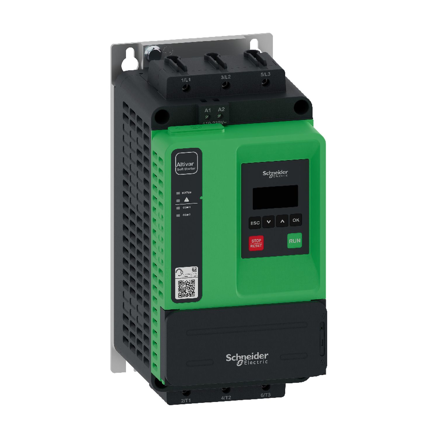Picture of Soft starter, Altivar Soft Starter ATS430, 32A, 208 to 600V AC, control supply 110 to 230V AC