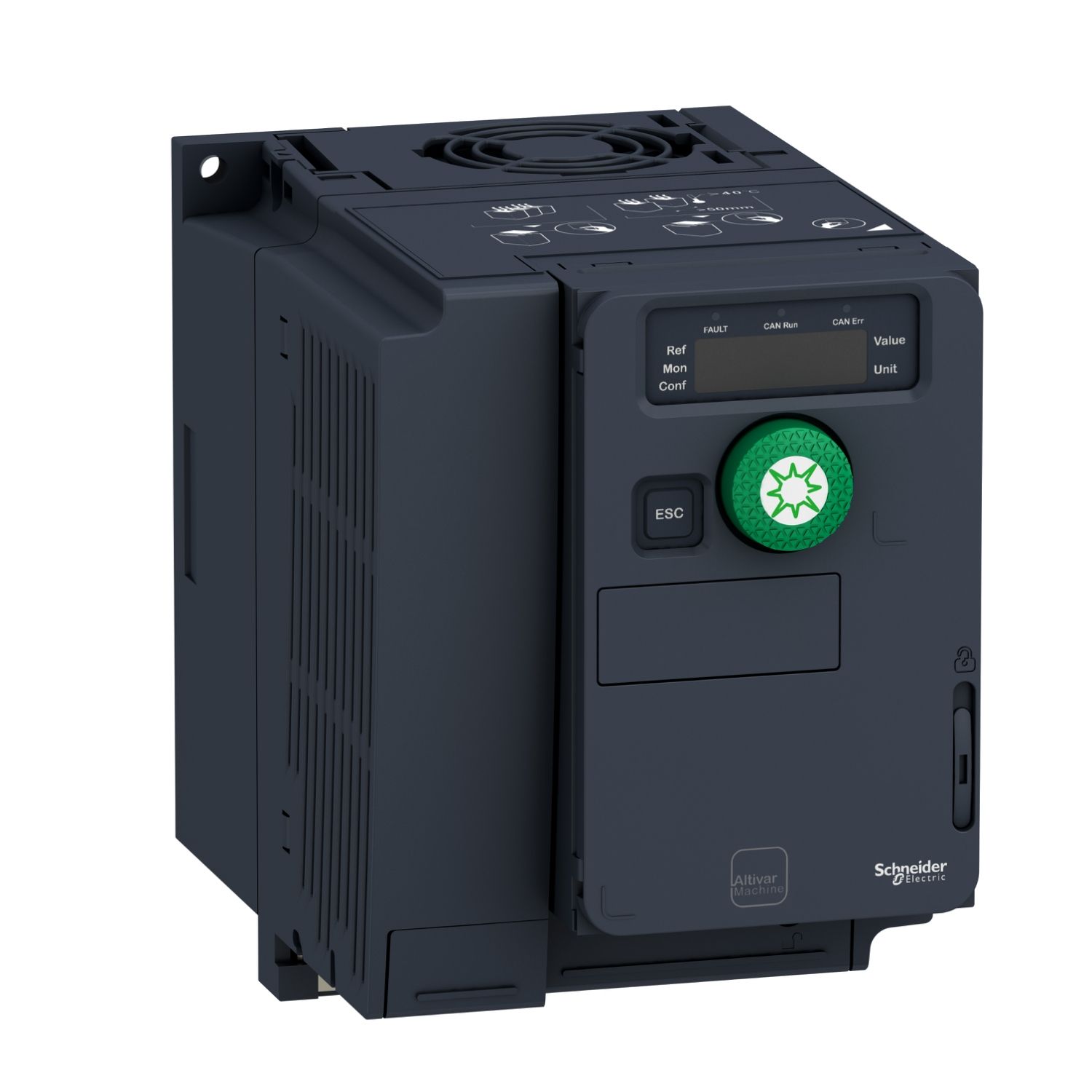 Picture of Variable speed drive, Altivar Solar, 2.2kW, 200 to 240V, 1 phase, compact