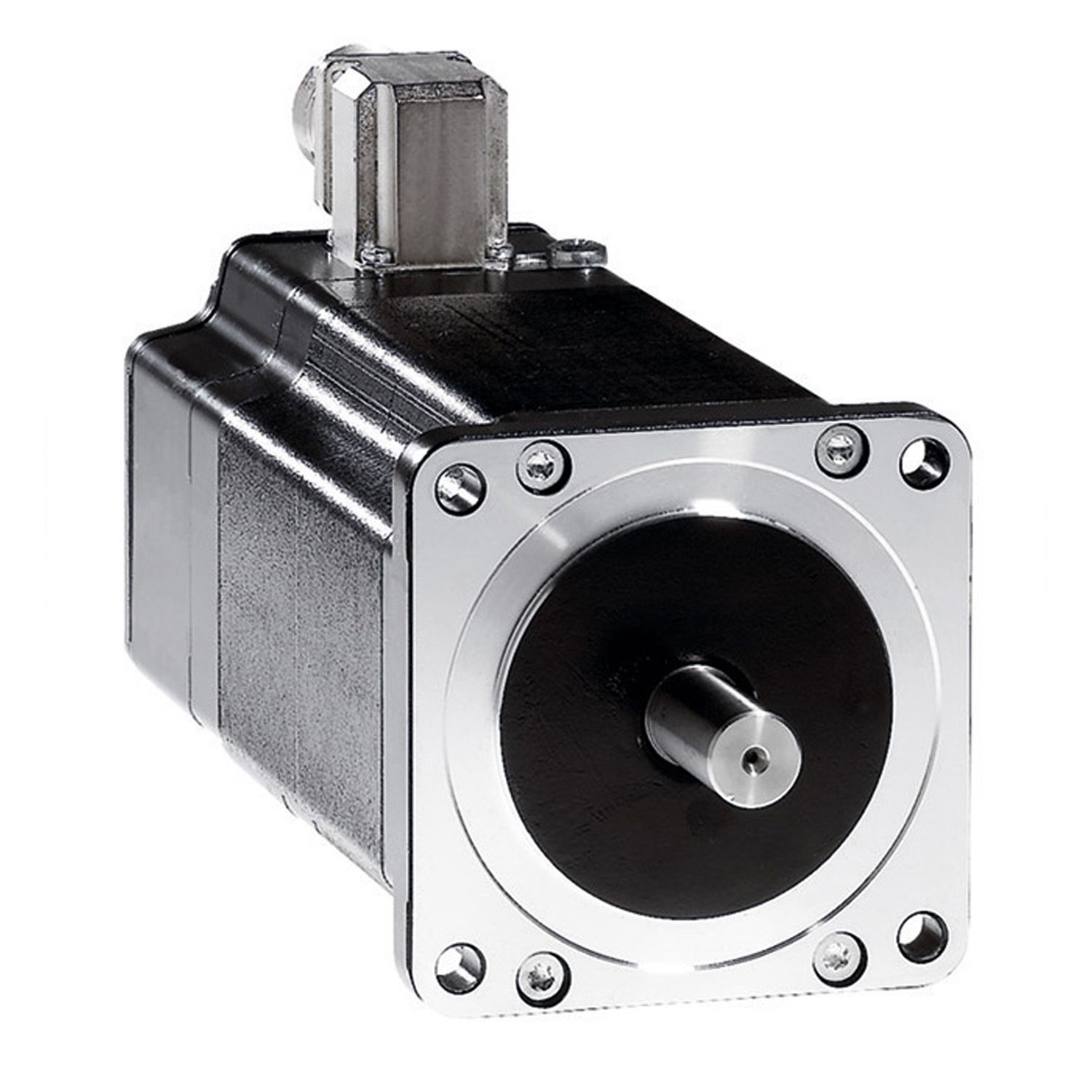 Picture of 3-phase stepper motor - 4.52 Nm - shaft Ã˜ 9.5mm - L=98mm - w/o brake - conn