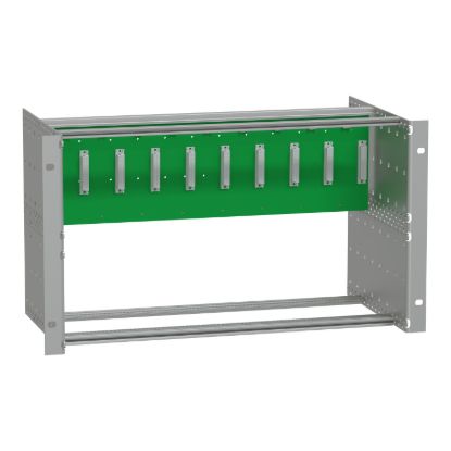 Picture of backplane PowerLogic BP270/N9 rack-mount T500 internal bus with 9 slots for hot-swappable modules