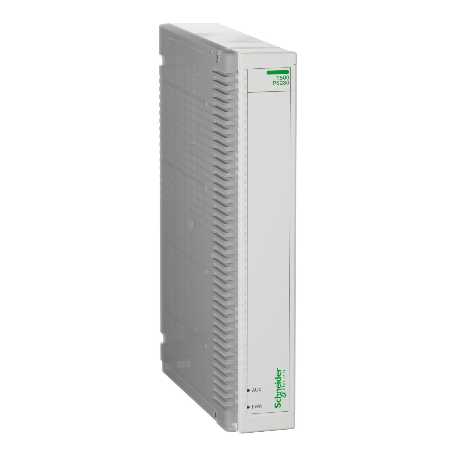 Picture of power supply PowerLogic PS280/V2 hot-swappable T500 module to drive backplanes from 24Vdc inputs