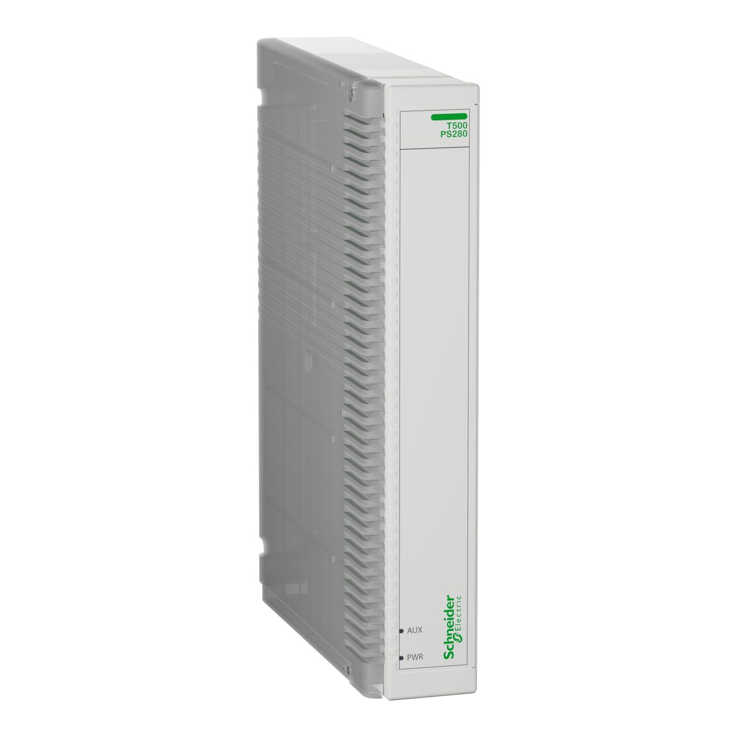 Picture of power supply PowerLogic PS280/V2 hot-swappable T500 module to drive backplanes from 48Vdc inputs
