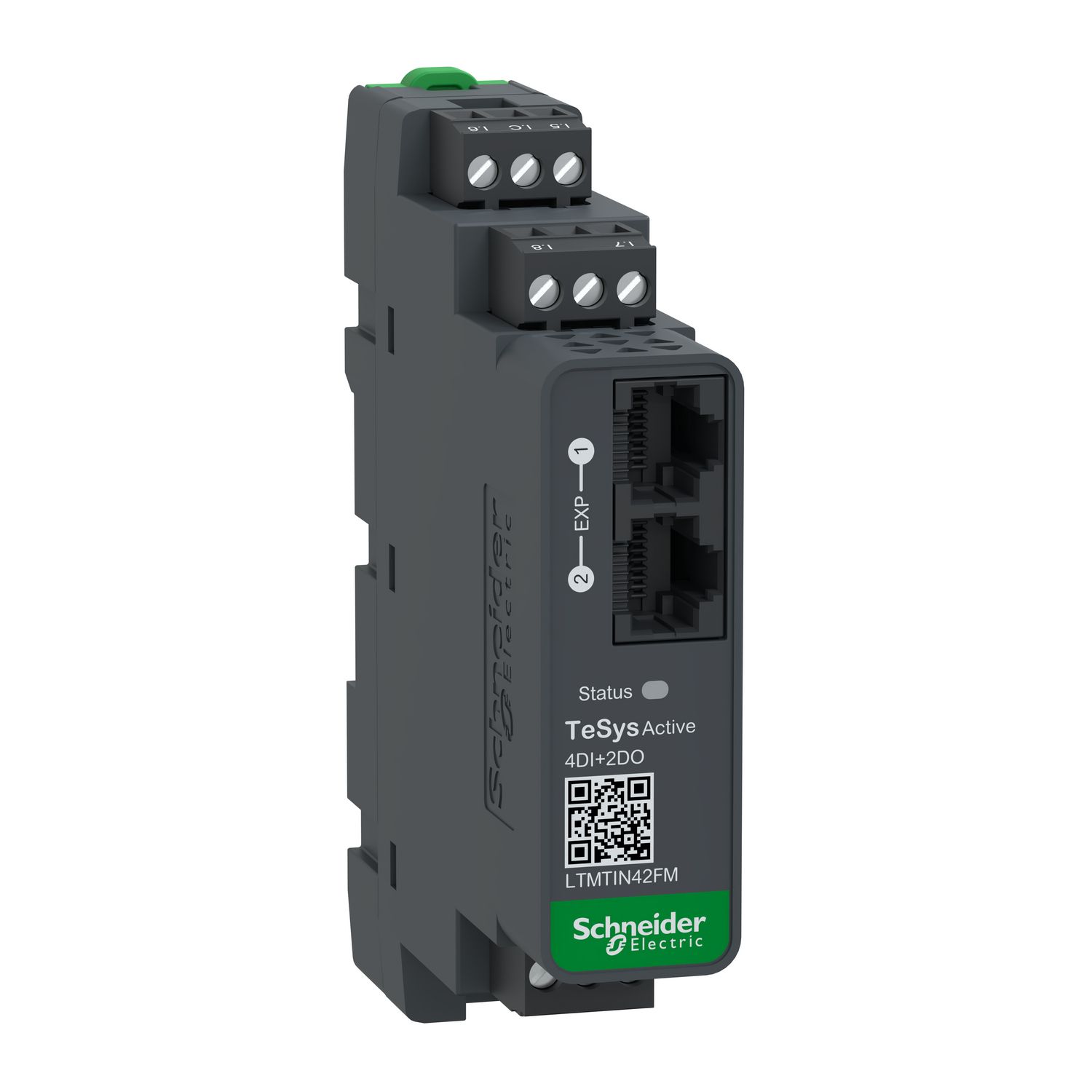 Picture of Electronic motor relay expansion, TeSys Tera, Digital 4 Inputs 2 Outputs AC