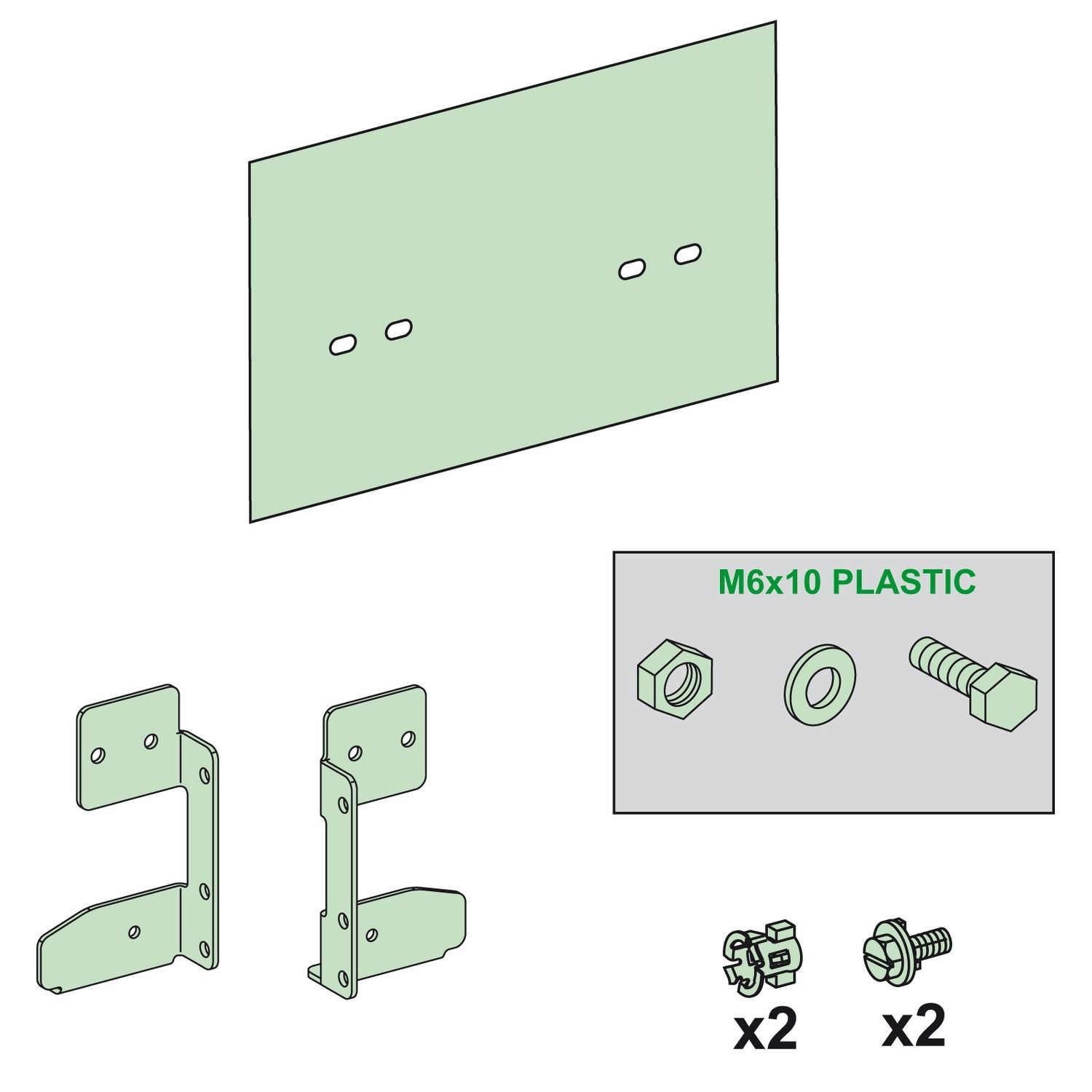 Picture of Isolating screen, Linergy LGYE, for Horizontal profiles Up to 4000A