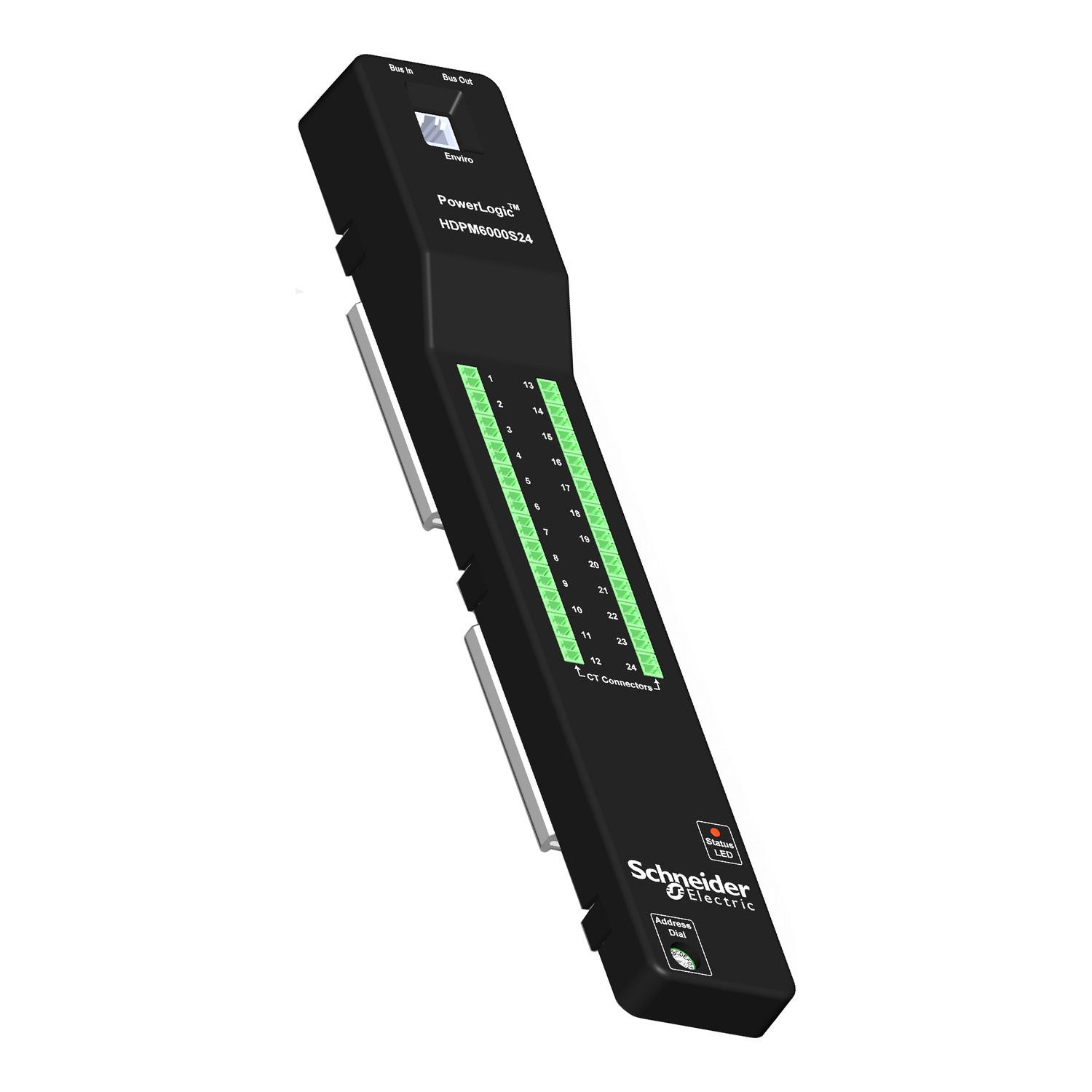 Picture of PowerLogic HDPM6000S current transformer Strip, 24-circuits with waveform capture and THD