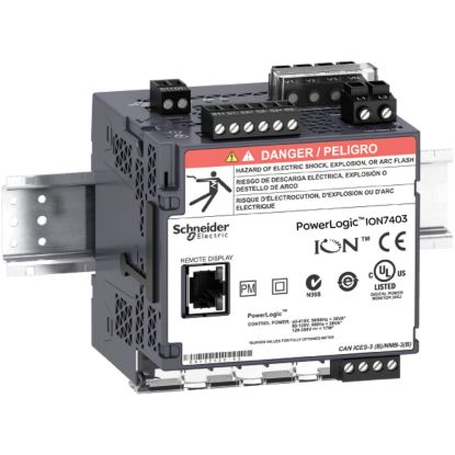 Picture of Power quality meter, PowerLogic ION7400, Advanced, transducer, 512 MB, 512 s/c