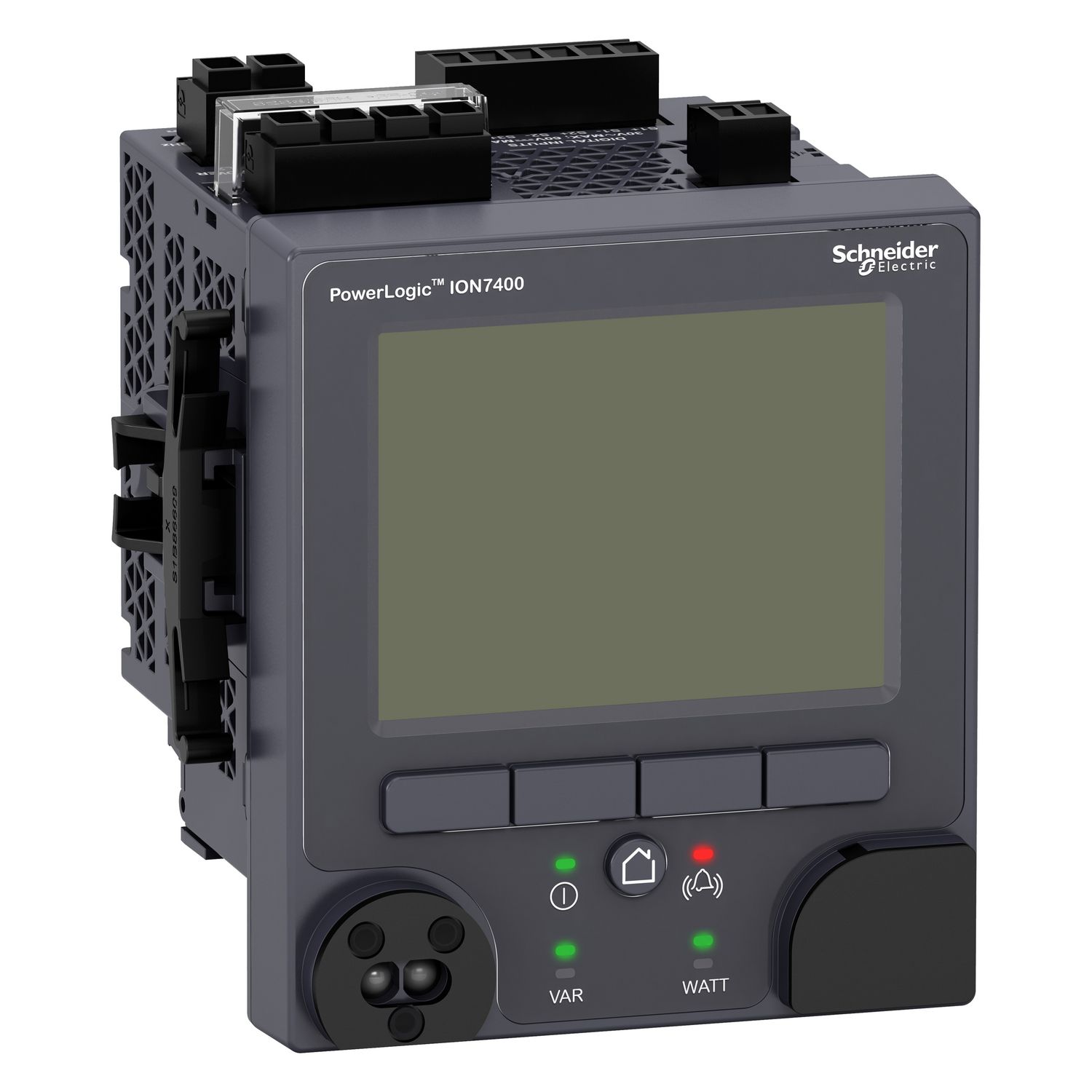 Picture of Power quality meter, PowerLogic ION7400, Advanced, integrated display, 512 MB, 512 s/c