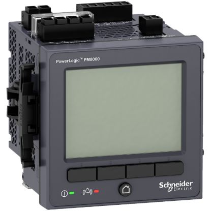 Picture of Power quality meter, PowerLogic PM8000, Essential, integrated display, 64 MB, 128 s/c