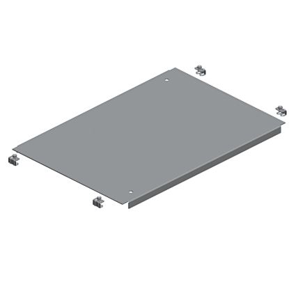Picture of Plain cable gland plate, PanelSeT SFN, PanelSeT SF, for electrical enclosure W600 D600mm, fixed by clips