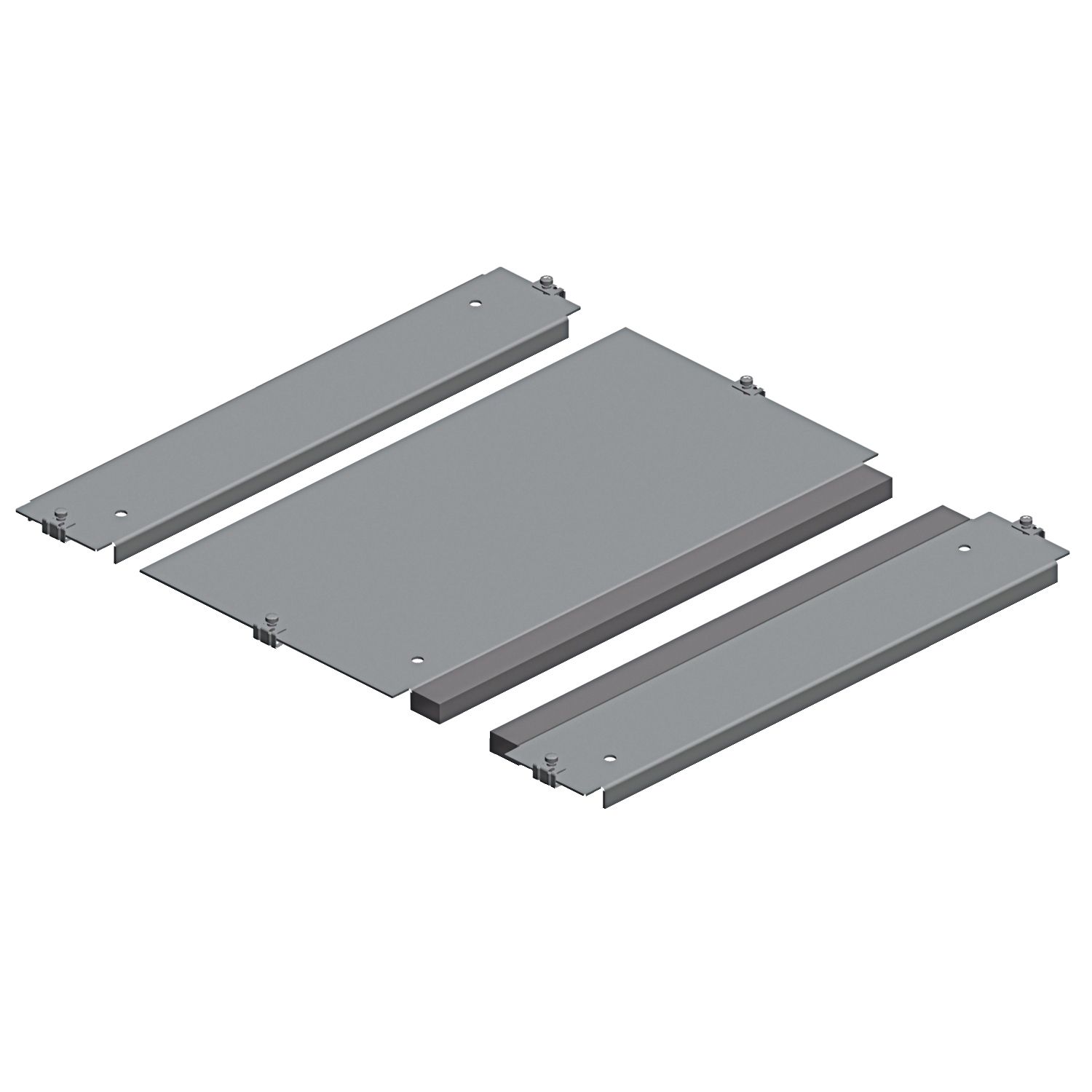 Picture of One entry cable gland plate, PanelSeT SFN, PanelSeT SF, for electrical enclosure W800 D800mm, fixed by clips