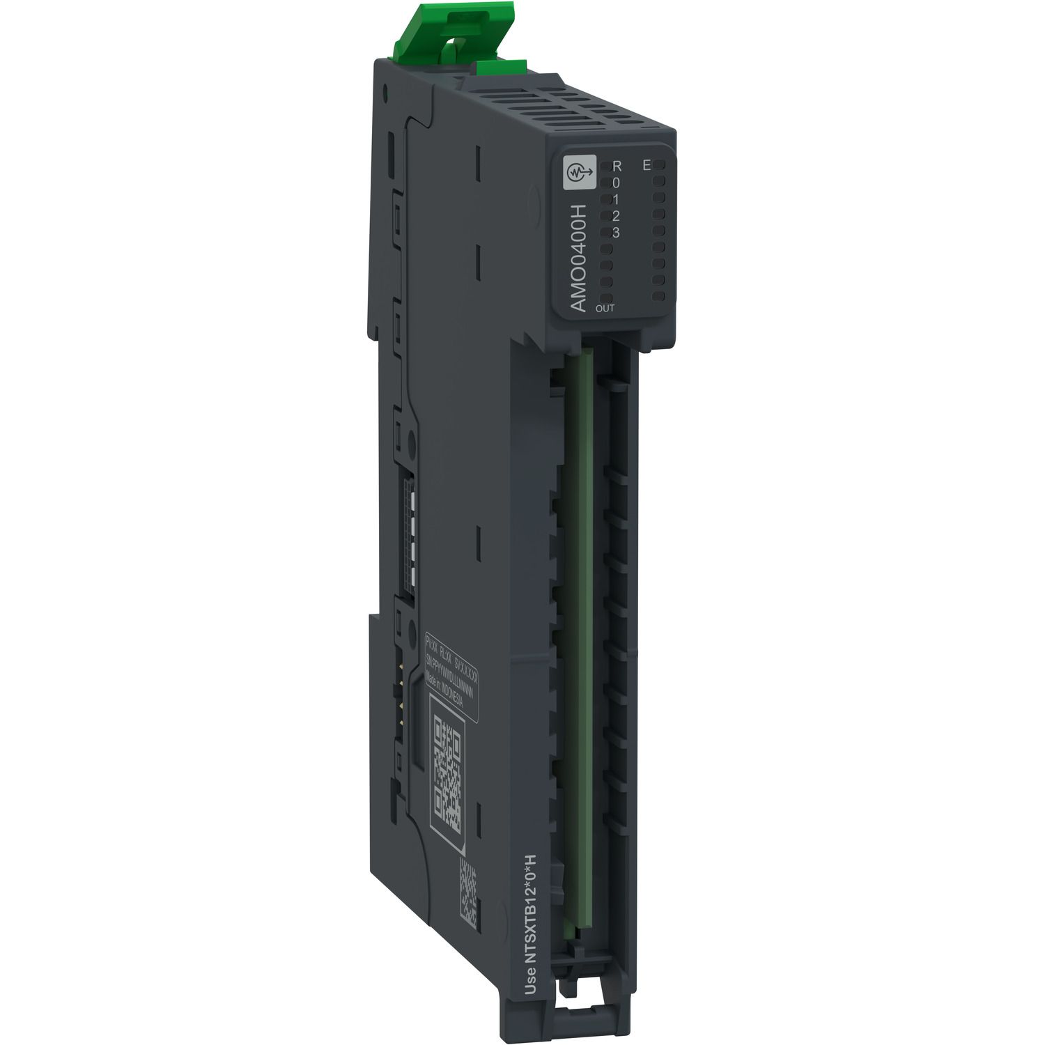 Picture of Analog Output Module + Base, 4 Out, Current, Voltage, Hardened, Modicon Edge I/O NTS