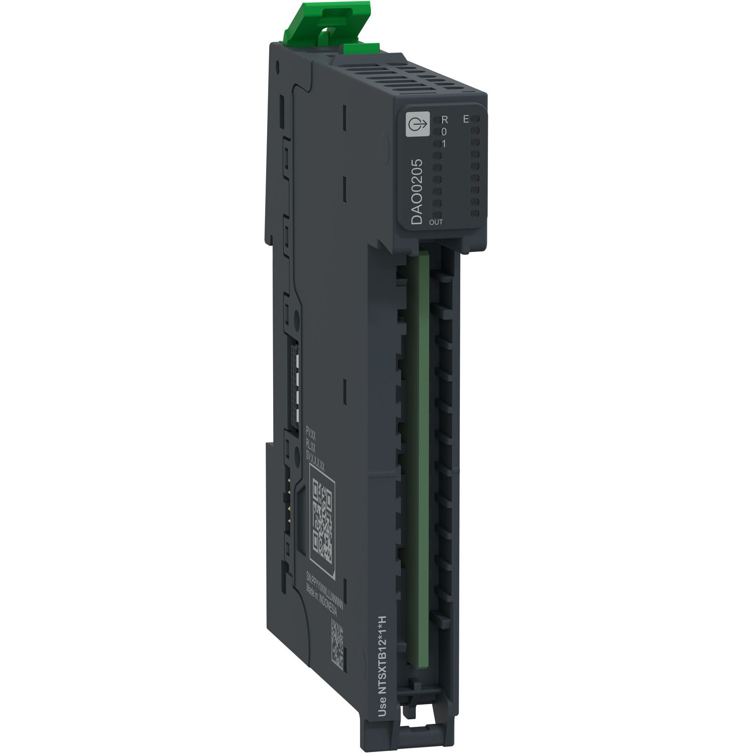 Picture of Discrete Output Module + Base, 2 Out, 1A, 100V to 240V AC, 1/2/3 Wires, Modicon Edge I/O NTS