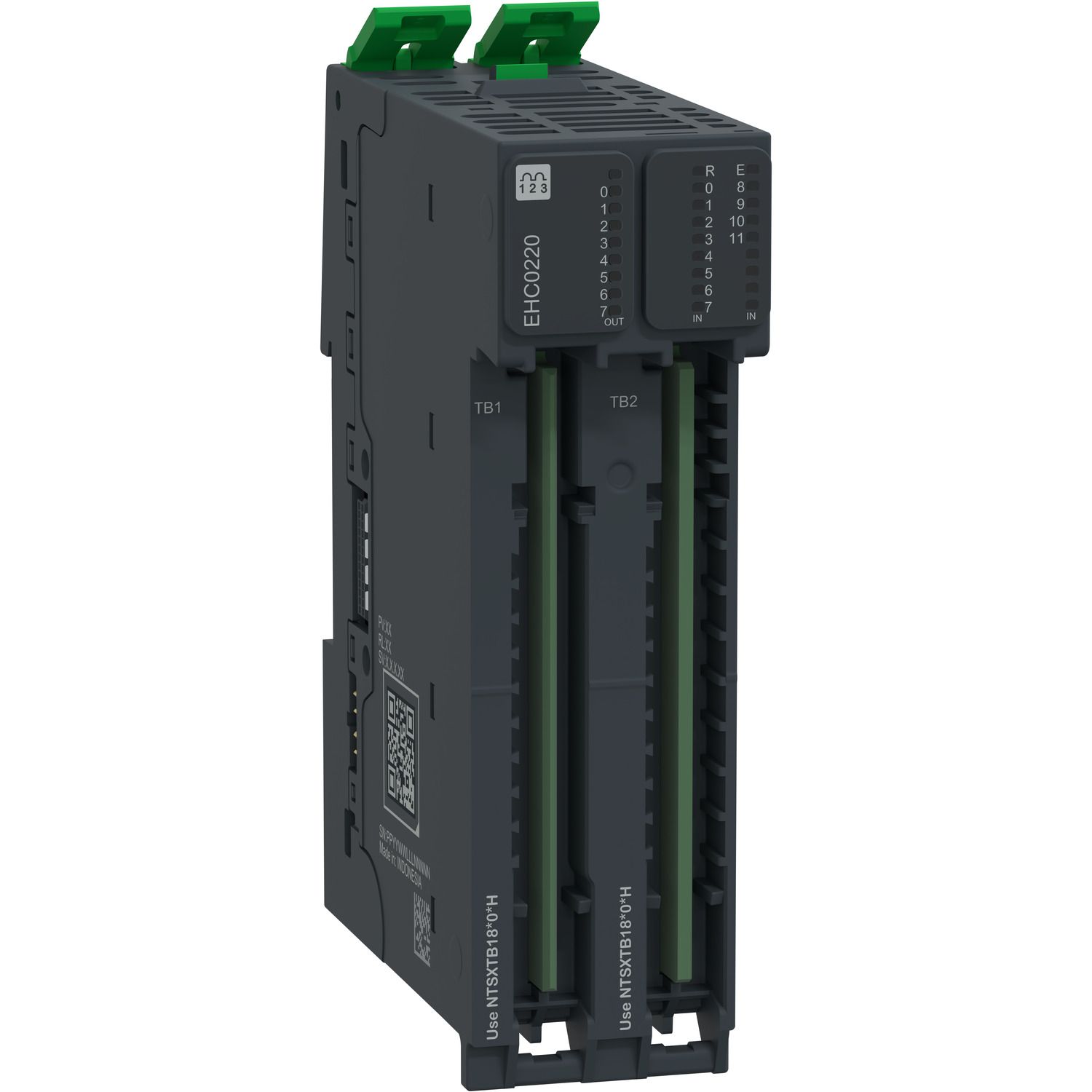 Picture of High Speed Counter Module + Base, 2 Incremental In, 24V DC, 250kHz, 4 In, 8 Out, Modicon Edge I/O NTS