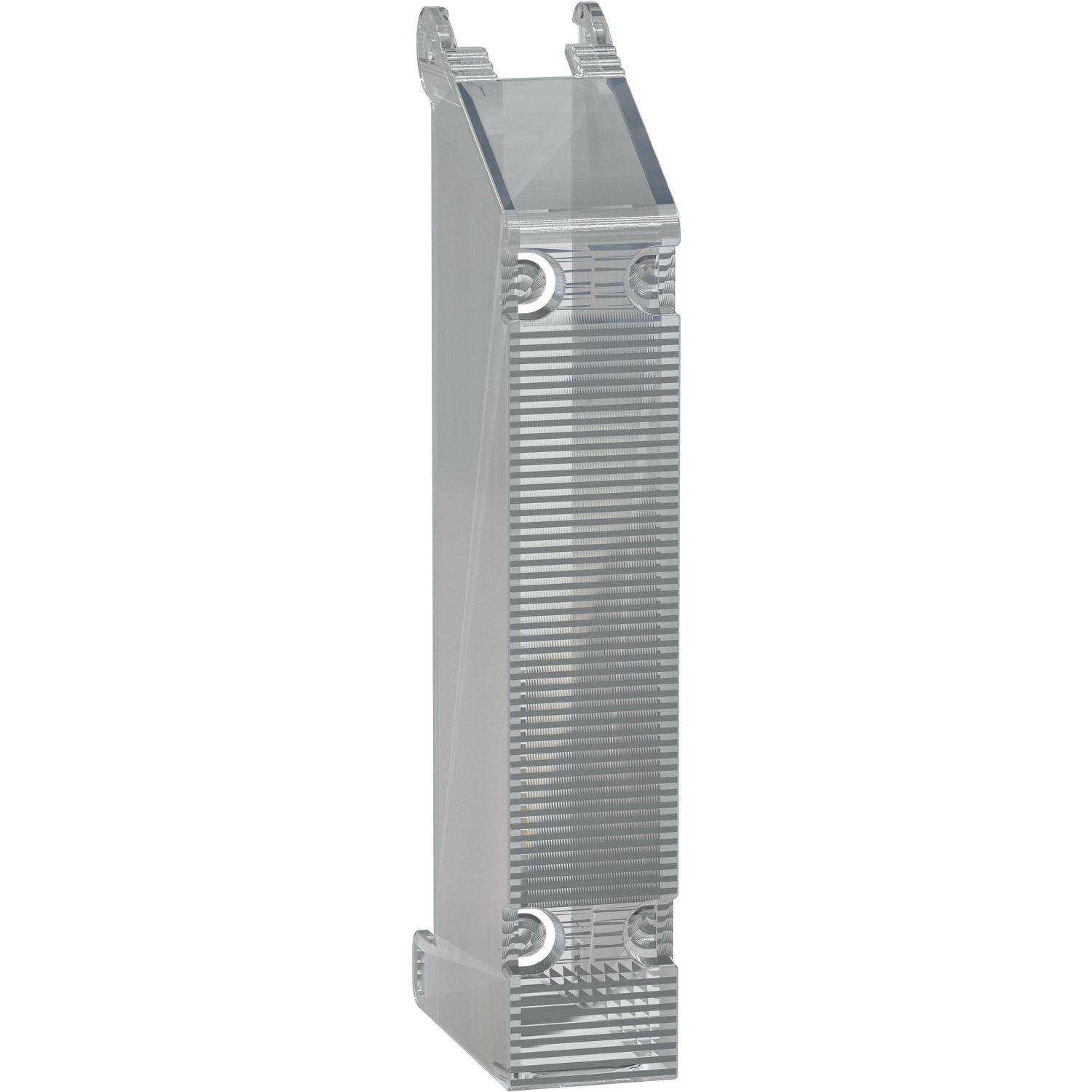 Picture of Spare Cover for Terminal Block, For 12 Points 5mm or 18 points 3, 81 mm Terminal Blocks, Hardened, Set of 15 Units, Modicon Edge I/O NTS