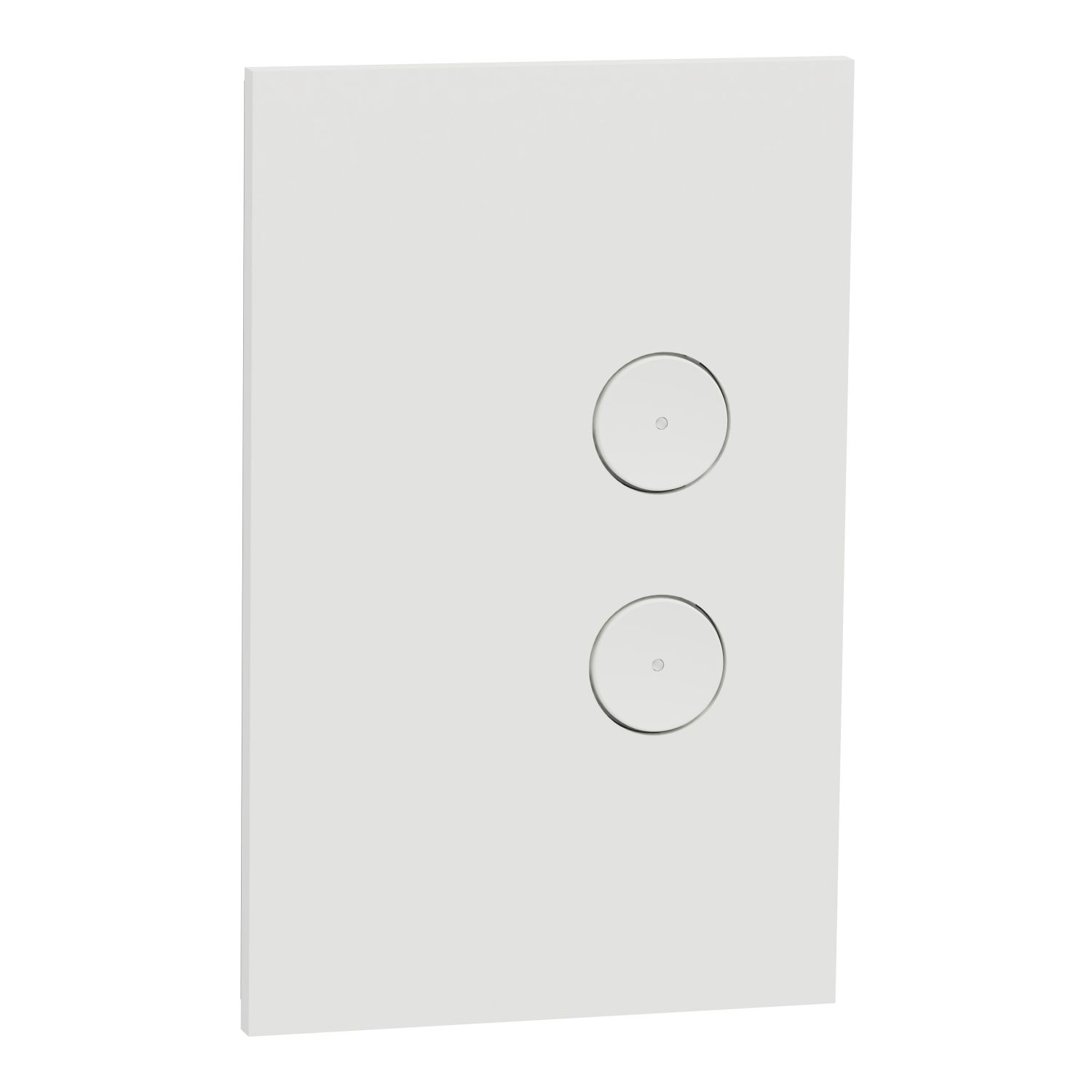 Picture of Fascia, C-Bus, saturn zen, A-series, 2 key, zen white