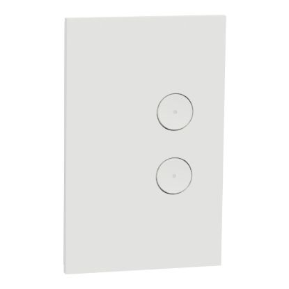 Picture of Fascia, C-Bus, saturn zen, A-series, 2 key, zen white