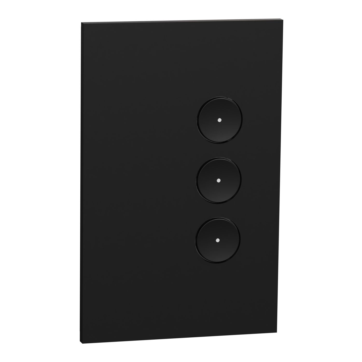 Picture of Fascia, C-Bus, saturn zen, A-series, 3 key, zen black