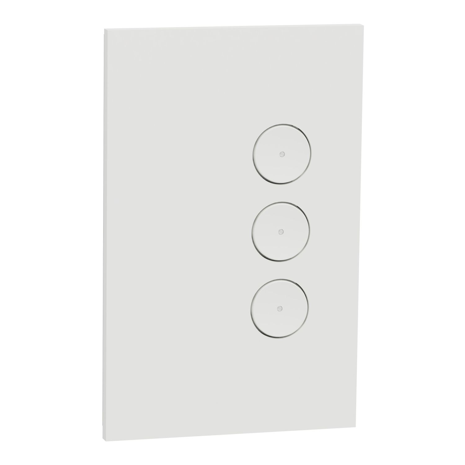 Picture of Fascia, C-Bus, saturn zen, A-series, 3 key, zen white