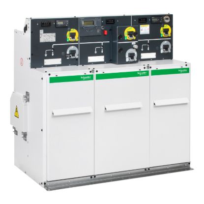 Picture of Gas Insulated Switchgear, RM6, NE-IDI, 24kV, Ik 16kA, AFLR, 400A, bushing type B, VIP40, Flair21D