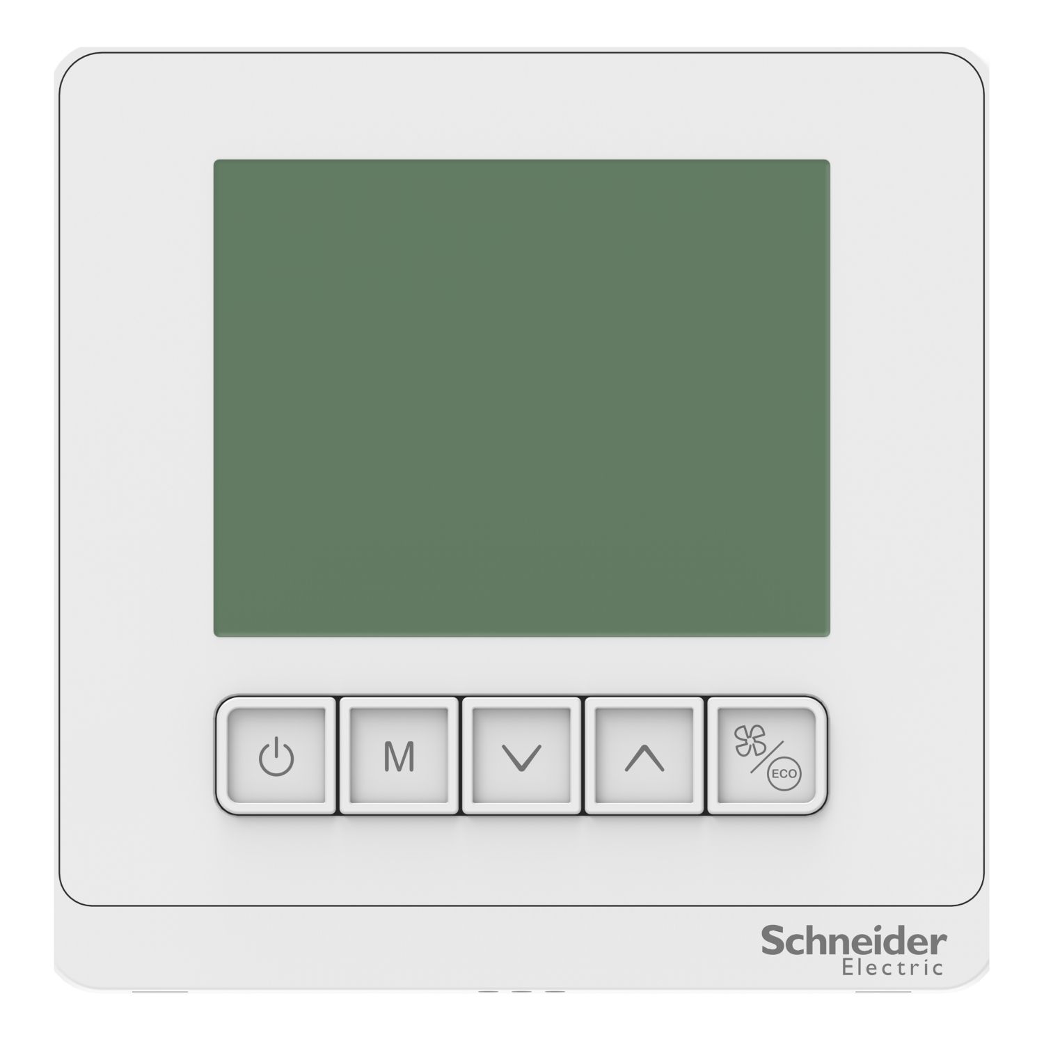 Picture of Thermostat, SpaceLogic, FCU, On/Off, Protocol, 3 Fan Auto, Deluxe, 240V, LCD, Wt