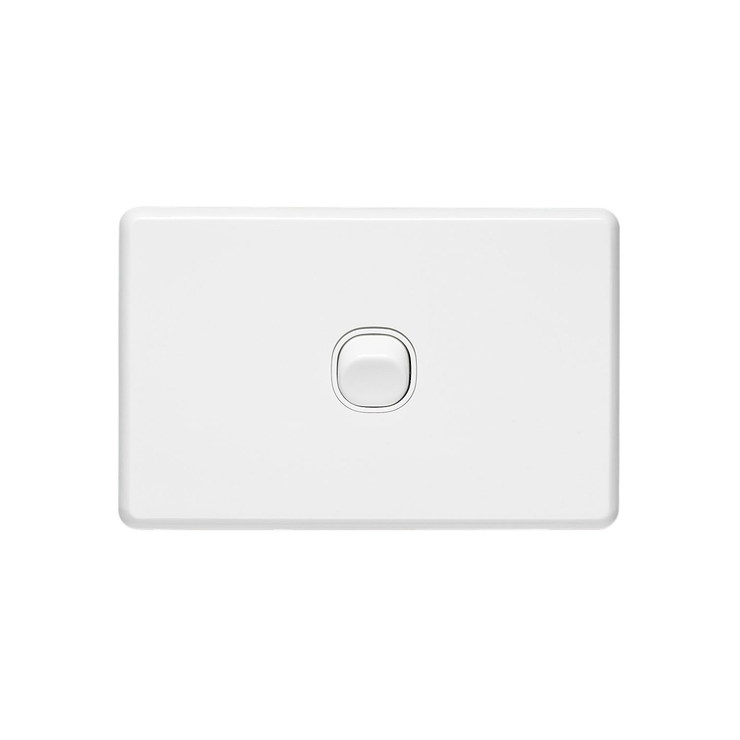 Picture of Switch, C2000, horizontal, 1-gang, 10A, 230/240VAC, white electric, 15 pieces