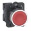Picture of Complete push button, Easy Harmony XA2, plastic head, 22mm, red, 1NC, spring return, unmarked