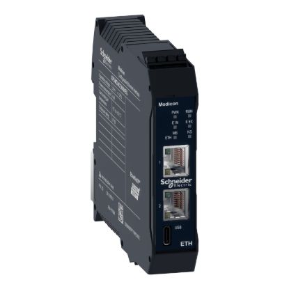 Picture of expansion module, Modicon MCM, Ethernet/IP diagnostic, spring