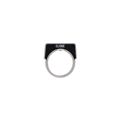 Picture of Legend, Harmony 9001K, Harmony 9001SK, 30mm, aluminium, black with silver letters, 40x43mm, marking CLOSE