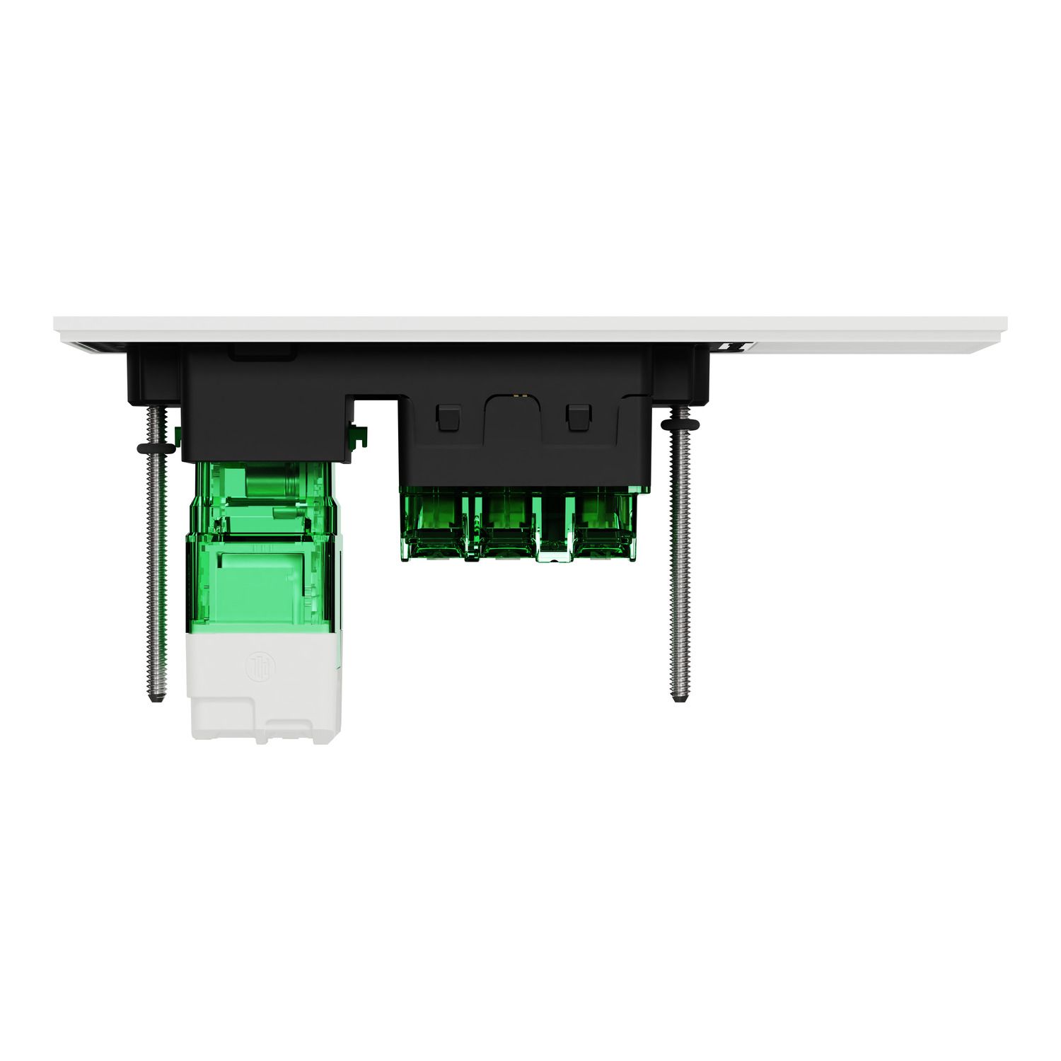 Picture of Single Switch Power Point, Clipsal Solis T Series, Smart Switch, Horizontal Mount, 230V-240V, 10A