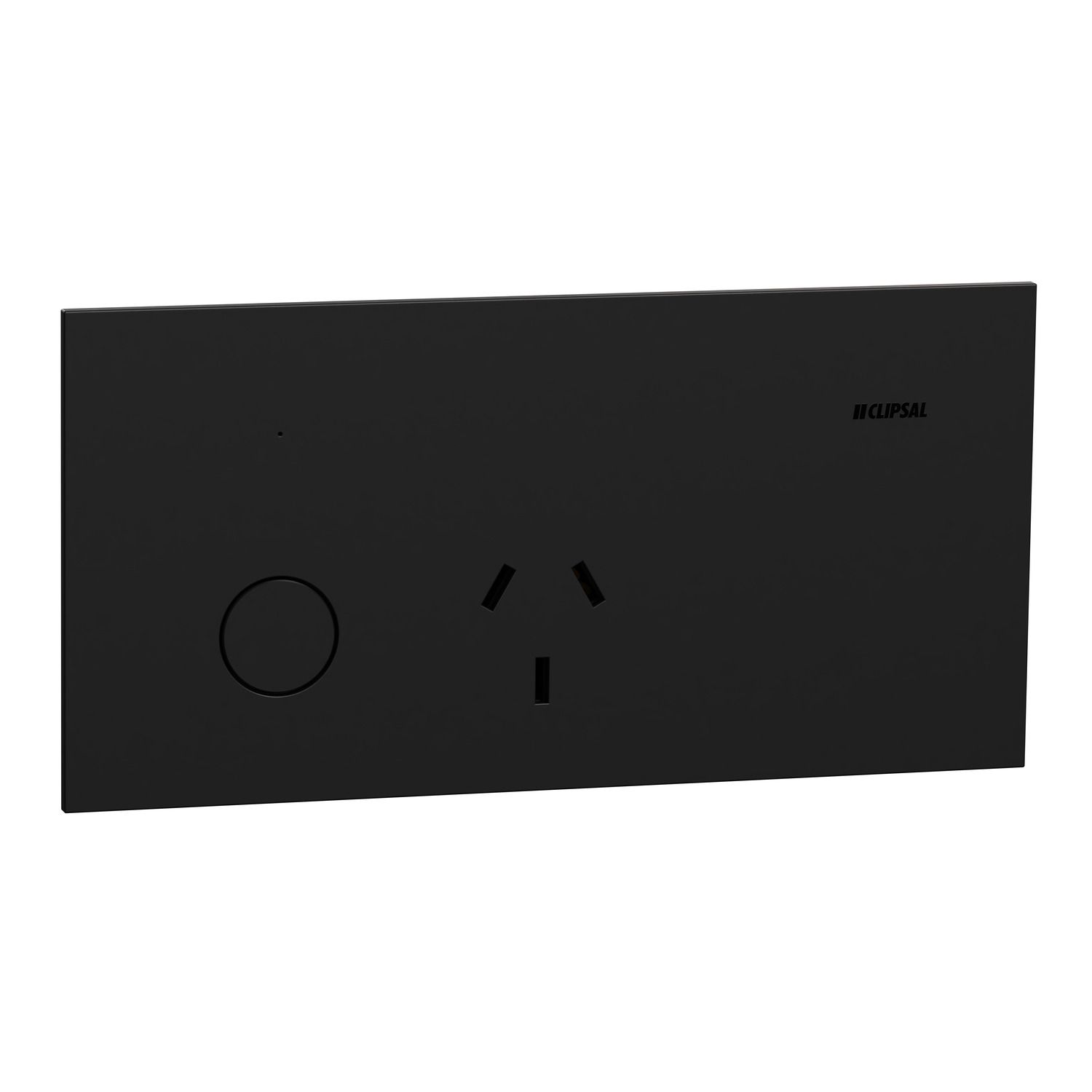 Picture of Single Switch Power Point, Clipsal Solis, Smart Switch, Horizontal Mount, 230V-240V, 10A