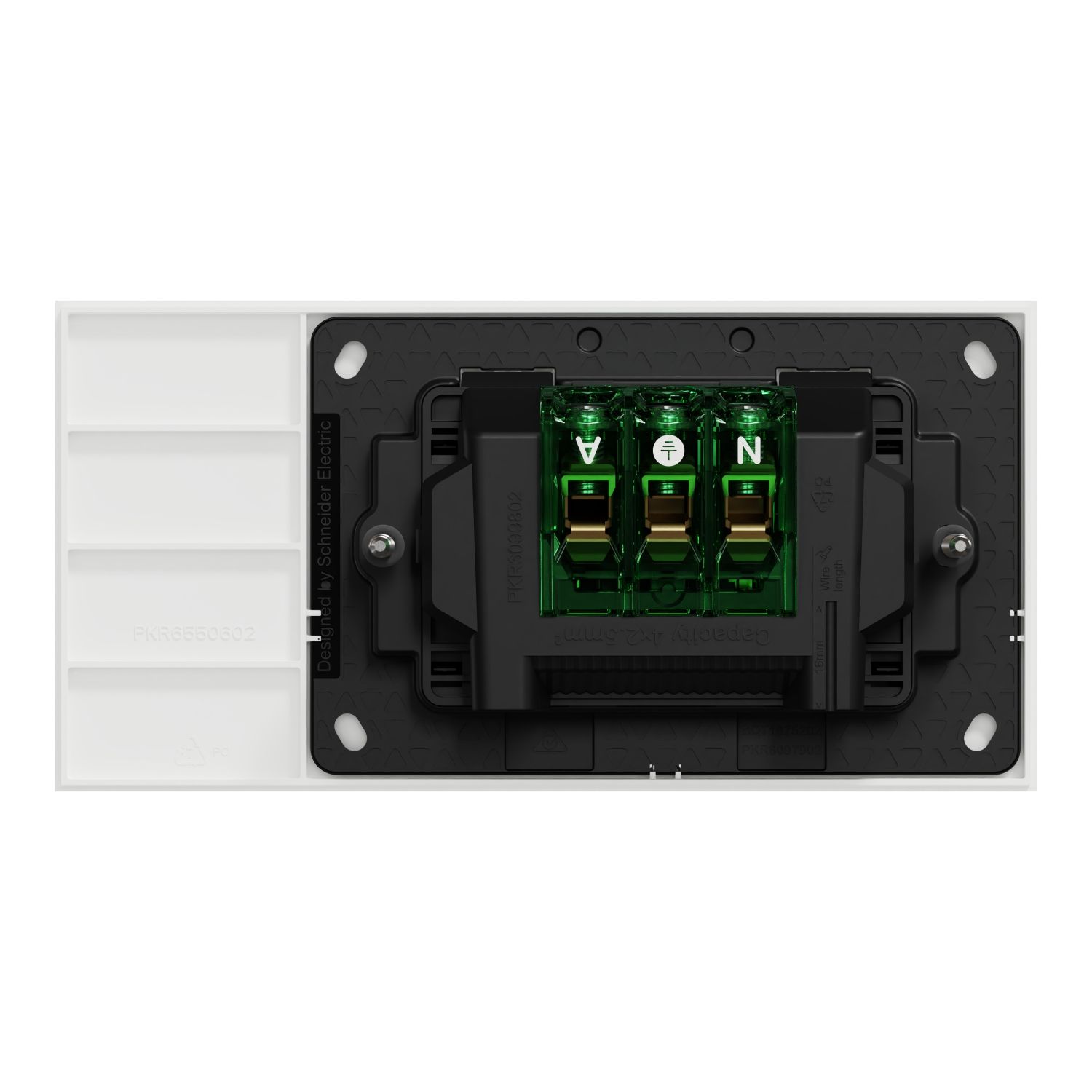 Picture of Double Switch Power Point, Clipsal Solis, Horizontal Mount, 230V-240V, 10A