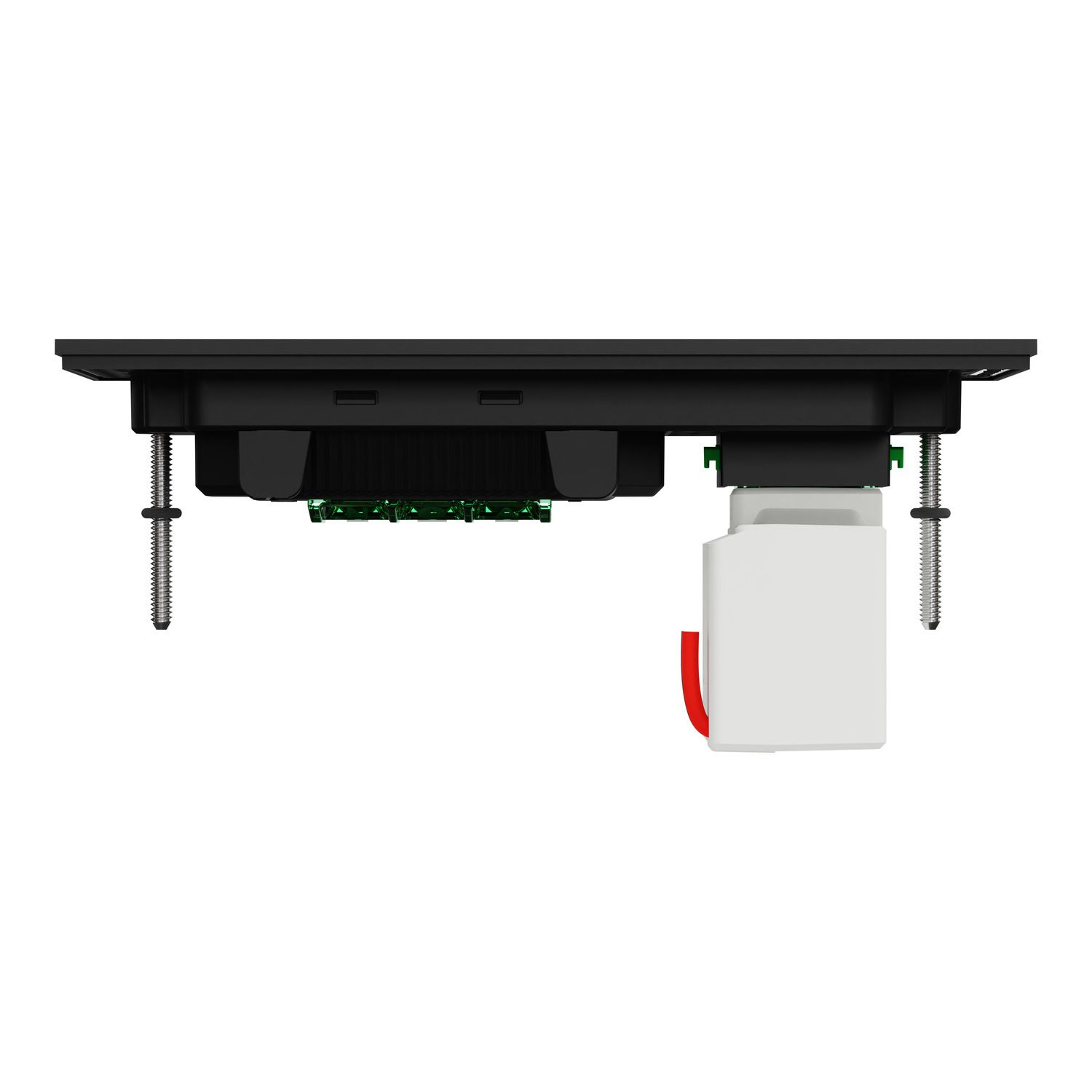 Picture of Double Switch Power Point, Clipsal Solis, Double Switch Power Point with USB C Charger, Horizontal Mount, 230V-240V, 10A
