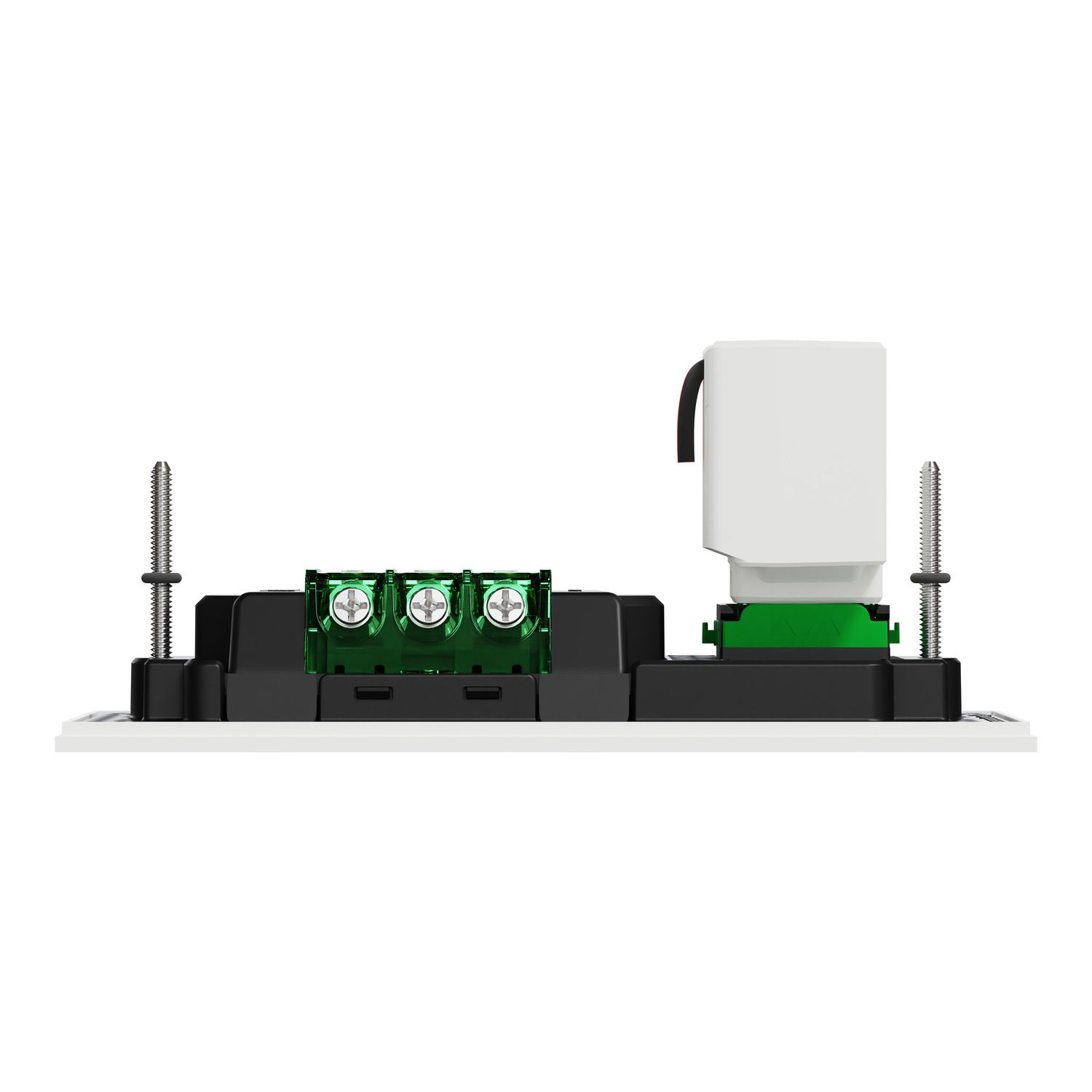 Picture of Double Switch Power Point, Clipsal Solis, Double Switch Power Point with USB C Charger, Horizontal Mount, 230V-240V, 10A