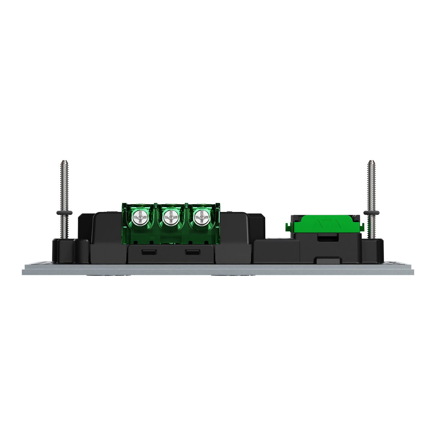 Picture of Double Switch Power Point, Clipsal Solis T Series, Horizontal Mount, 230V-240V, 10A, Removable Extra Switch