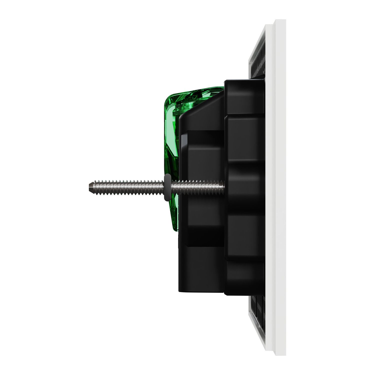 Picture of Double Switch Power Point, Clipsal Solis, Horizontal Mount, 230V-240V, 10A, Removable Extra Switch