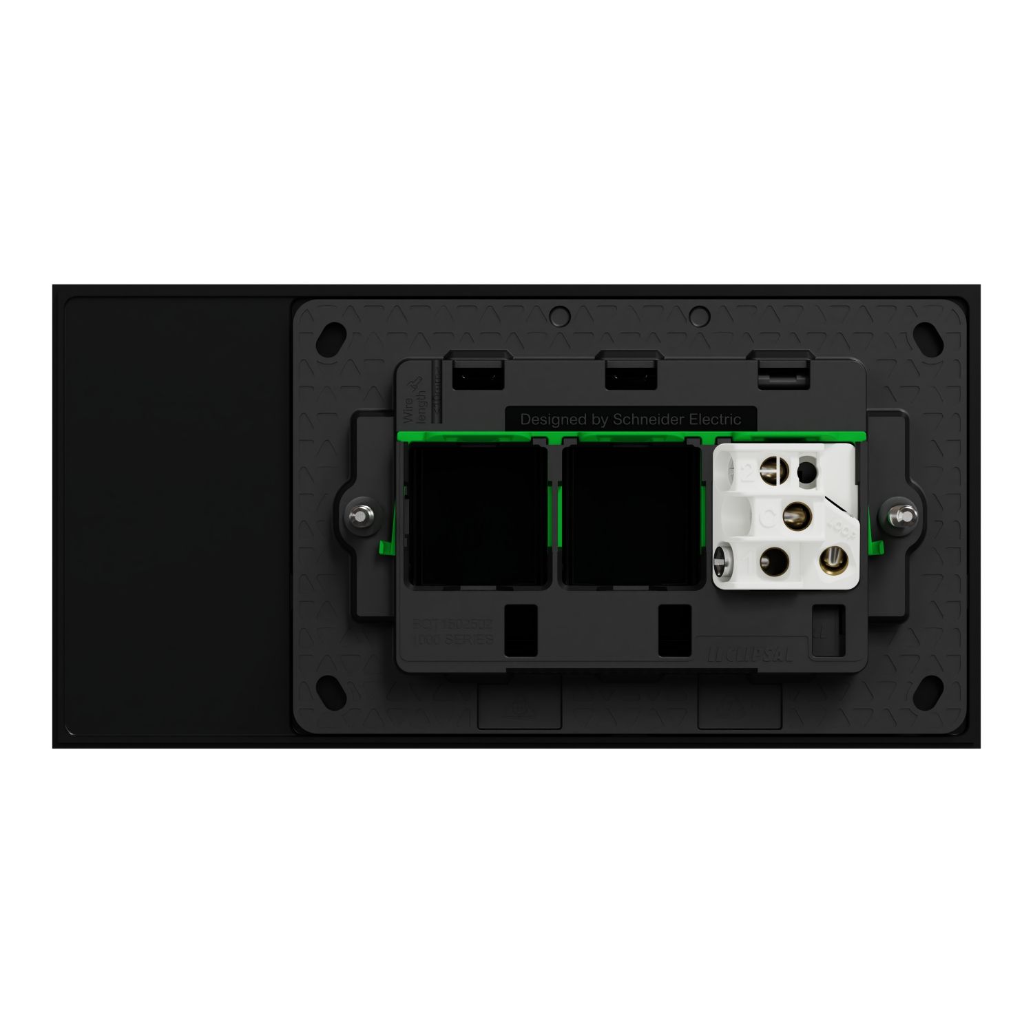 Picture of Flush Switch, Clipsal Solis T Series, Horizontal Mount, 1 Gang, 230V-240V, 10AX 1-Way/2-Way
