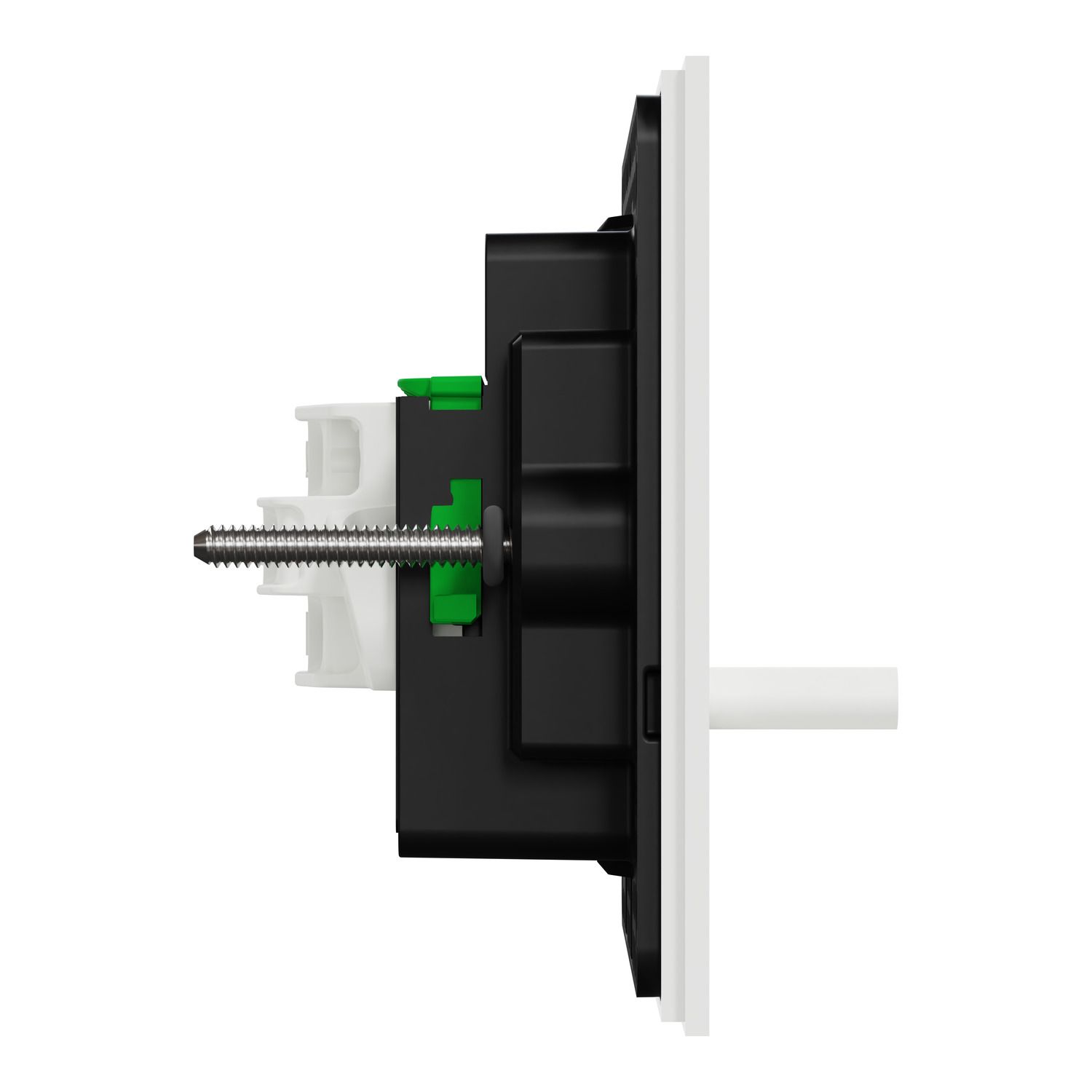 Picture of Flush Switch, Clipsal Solis T Series, Horizontal Mount, 1 Gang, 230V-240V, 10AX 1-Way/2-Way