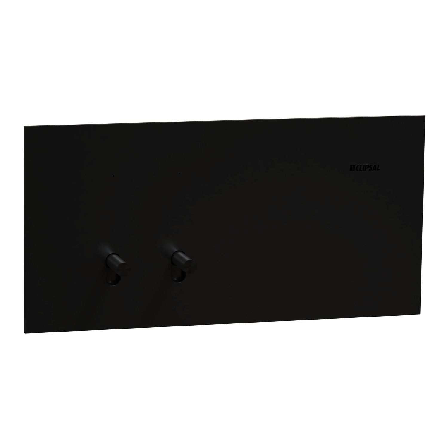 Picture of Flush Switch, Clipsal Solis T Series, Horizontal Mount, 2 Gang, 230V-240V, 10AX 1-Way/2-Way