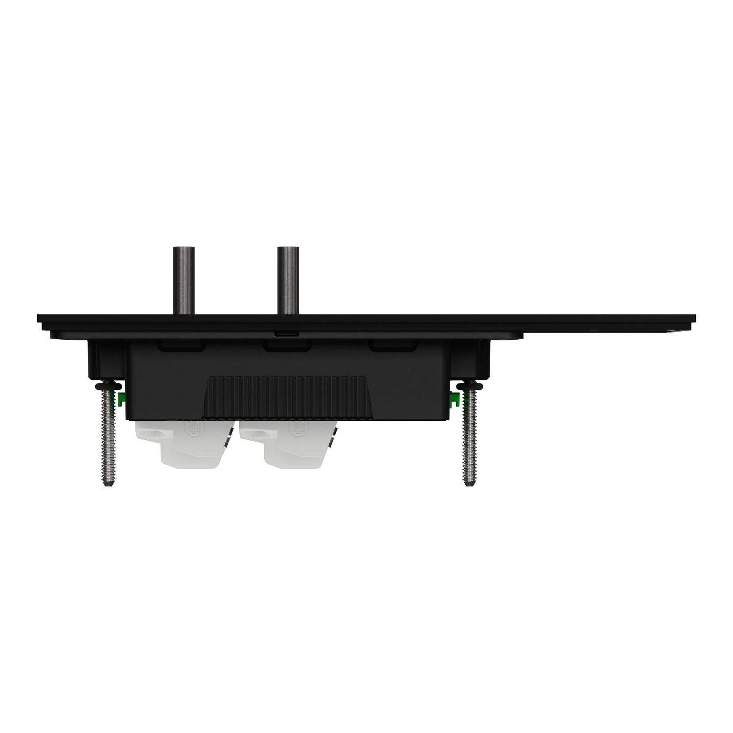 Picture of Flush Switch, Clipsal Solis T Series, Horizontal Mount, 2 Gang, 230V-240V, 10AX 1-Way/2-Way