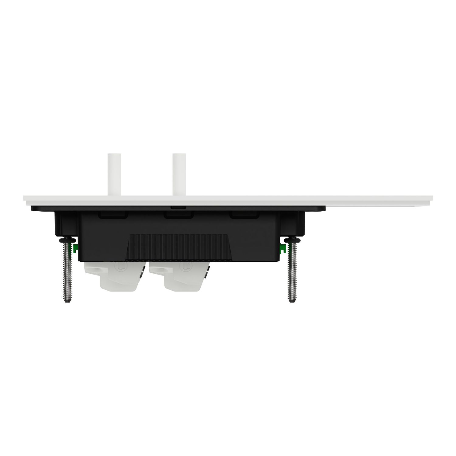 Picture of Flush Switch, Clipsal Solis T Series, Horizontal Mount, 2 Gang, 230V-240V, 10AX 1-Way/2-Way