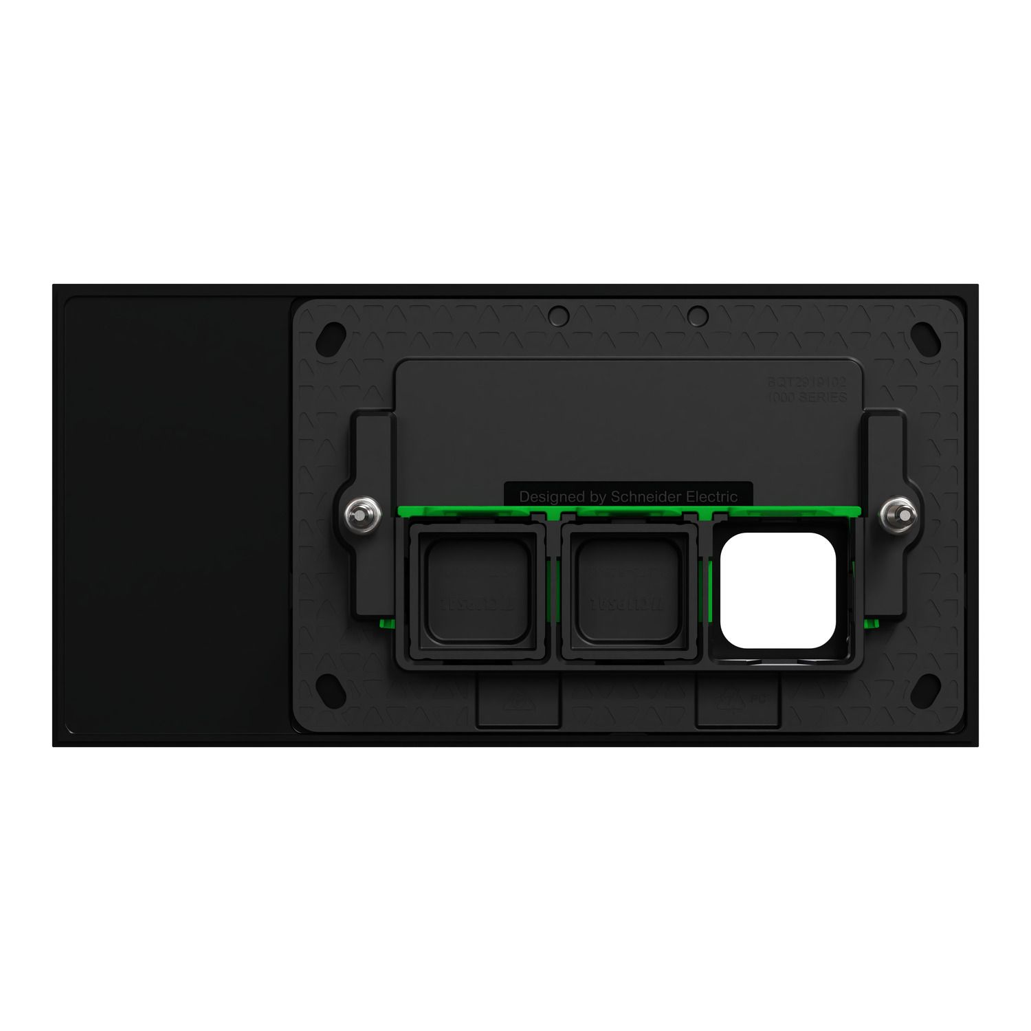 Picture of Grid Plate and Cover, Clipsal Solis T Series, 3 Gang, Communication plate less mechs